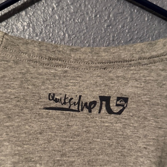 Quiksilver California Script Tee in Light Gray - Picture 5 of 6